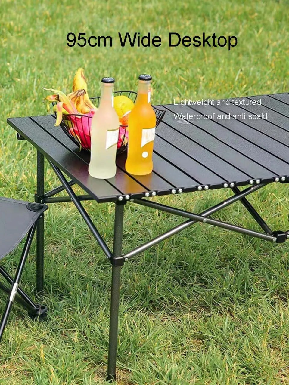 Outdoor Folding Long Table Tourist Portable Storage Egg Roll Table Camping Desk Barbecue Easy To Install Picnic Outdoor Tables