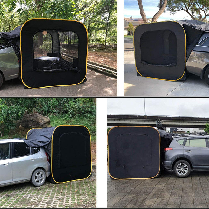 Outdoor Camping Pop-up Car Tent Simple Multi-person SUV Rear Trunk Car Tent