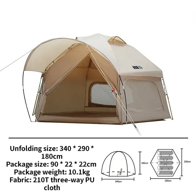 Star Hub Tent Portable Pop Up Ice Fishing Angler Thermal Hub Shelter Tent sauna tent for Winter