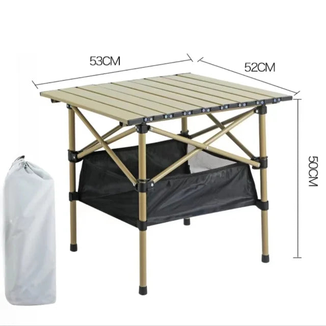 Outdoor Folding Long Table Tourist Portable Storage Egg Roll Table Camping Desk Barbecue Easy To Install Picnic Outdoor Tables