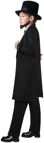 Abraham Lincoln Costume Boys Halloween Presidents Day Dress Up