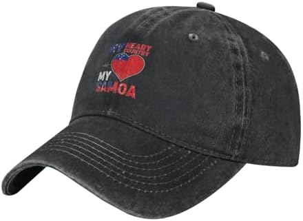 My Heart My Country My Samoa Baseball Cap For Men Women