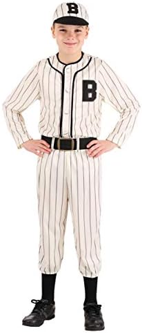 Boys Vintage Baseball Player Costume Set