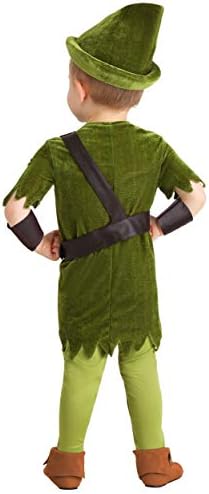 Toddler Peter Pan Costume with Hat and Wrist Cuffs