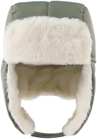 JANGANNSA Waterproof Windproof Winter Baby Beanie Fleece Lined Trapper Hat for Kids