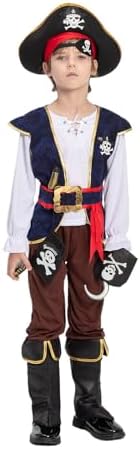 JAZGROM Kids Pirate Treasure Hammock Costume
