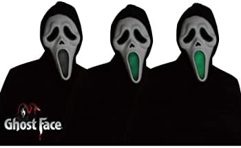 Kids Light-Up Fading Mouth Ghost Face Costume Small