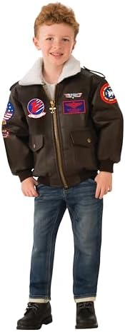 Rubies Top Gun Childs Costume Bomber Jacket