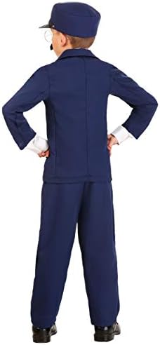 Boys North Pole Train Conductor Costume Kids Railroad Enthusiast