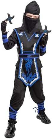 Jazgrom Kids Ninja Costume for Boys Halloween