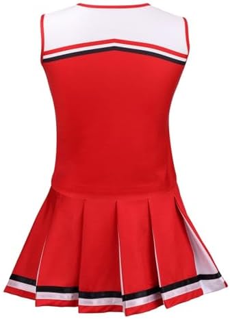 Dress Up as a Dynamic Cheerleader Halloween Kids Costume Set