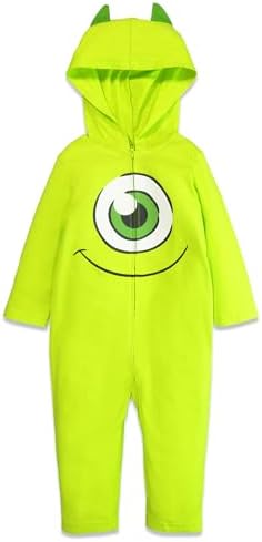 Disney Pixar Monsters Inc Mike Zip Up Coverall