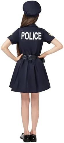 Spooktacular Girl Police Costume Toddler Set