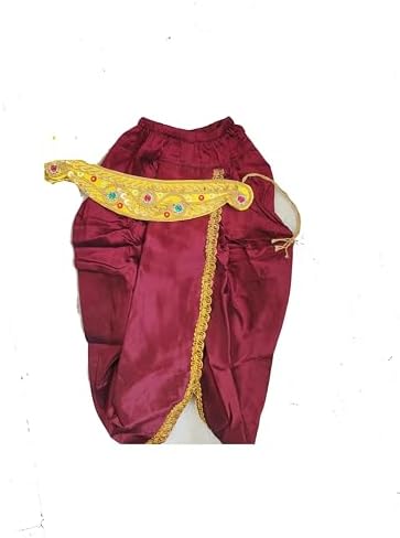 Krishna Costume for Kids Blue Silk Dress for Boys