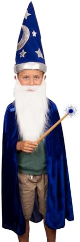 Amazing Wizard Costume for Kids 4 Piece Set