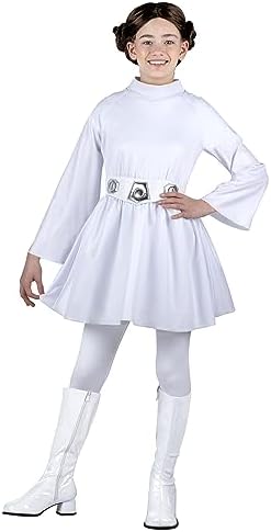 Star Wars Princess Leia Halloween Costume - Jazwares Kids Costume for Girls
