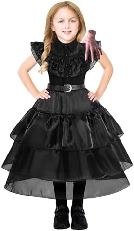 WYB Black Costume Dress for Girls Costuming Accessories