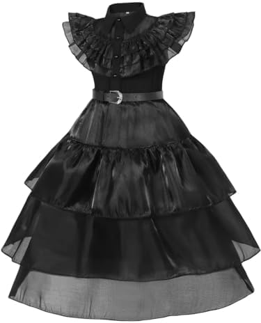WYB Black Costume Dress for Girls Costuming Accessories