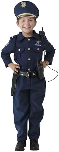 Dress Up America Police Costume for Kids Realistic CopUniform