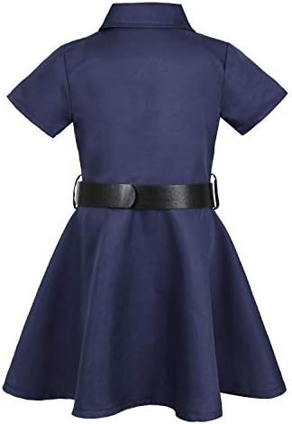 Girls Police Officer Costume Set for Halloween and Themed Events
