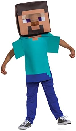 Adapted Minecraft Steve Costume for Kids