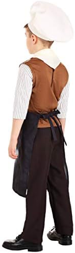 Fairytale Baker Boys Costume - Set Includes Shirt Vest Apron Hat and Scarf