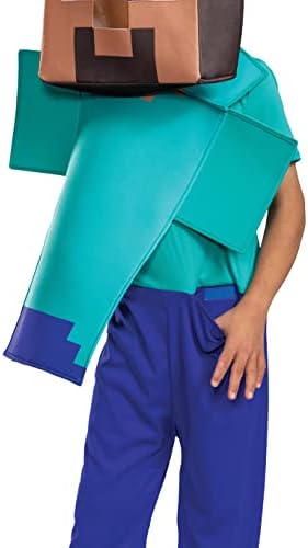Adapted Minecraft Steve Costume for Kids