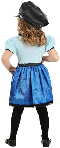 Girls Cutie Cop Costume with Badge Accessories
