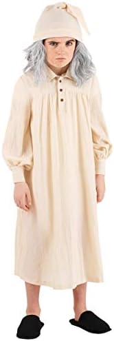 Ebenezer Scrooge Kids costume - Curmudgeon Nightgown Cap