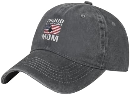 Proud USA Air Force Mom USA Flag Baseball Cap SafeSun