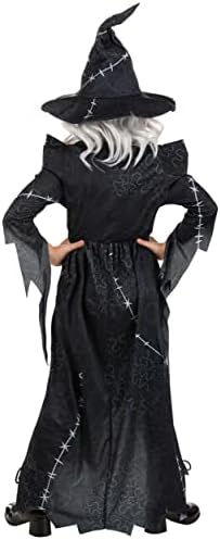 Fun Girls Gothic Stitch Witch Costume Girls Enchantress Halloween Outfit