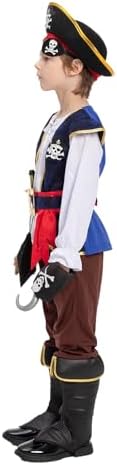 JAZGROM Kids Pirate Treasure Hammock Costume