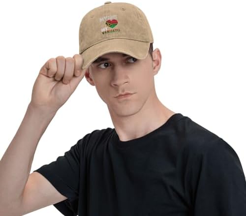 My Heart My Country My Vanuatu Baseball Cap - Relaxed Timeless Design