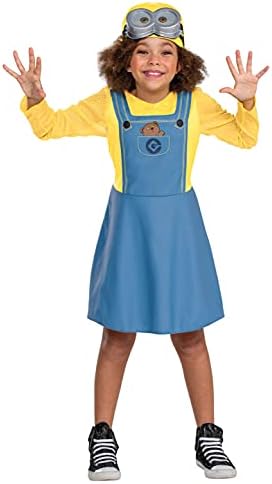 Bob Minion Girl Costume for Kids - Official Minion Outfit