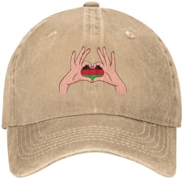 Holding Love in Your Hands Flag of Malawi Baseball Cap