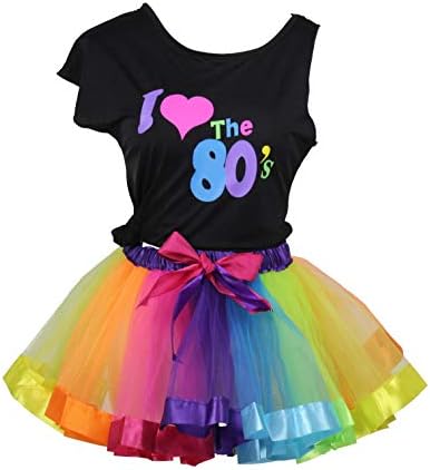 80s Rainbow Party Tote Set