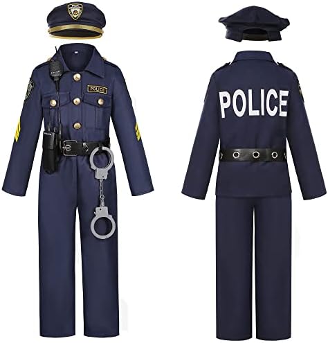 Kids Police Officer Costume Set for Halloween