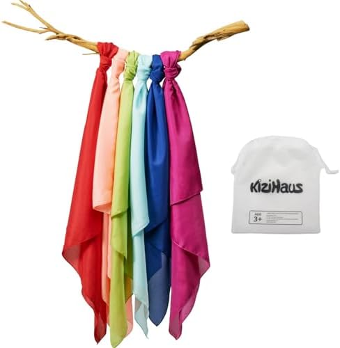 Play Scarves Set of 6 for Kids
