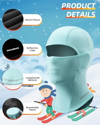 Rockbros Ski Mask for Kids Balaclava Windproof