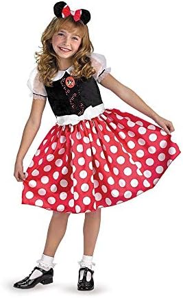 Disney Minnie Mouse Costume Red for Girls Plus Size