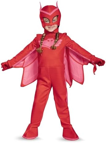 Disguise Owlette Costume Official PJ Masks Glow Costume Jumpsuit and Mask