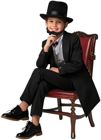 Abraham Lincoln Costume Boys Halloween Presidents Day Dress Up