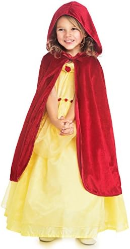 Little Adventures Traditional Hooded Princess Cloak Red Ages 5-9