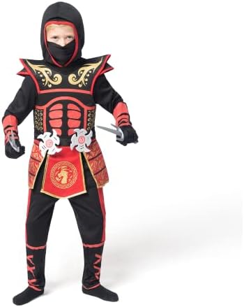 Spooktacular Red Ninja Costume for Kids
