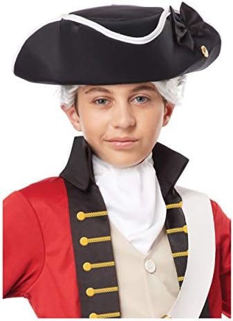 Tricorn Boys Hat - Classic Black for Kids Investors