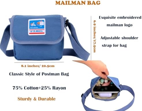 Mailman Costume Bucket HatPostman Bag 2 in 1 for Kids