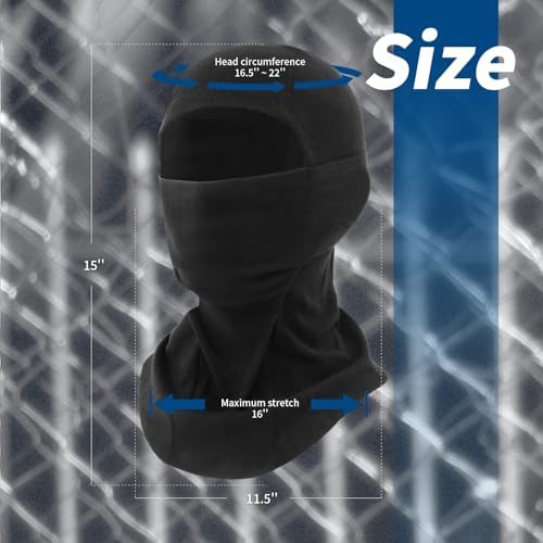 2-Piece Ski Mask Balaclava Skiing Snowboarding Motorcycle UV Protection