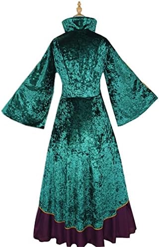Glowing Halloween Sparkles Winifred Sanderson Witch Costume for Girls Kids