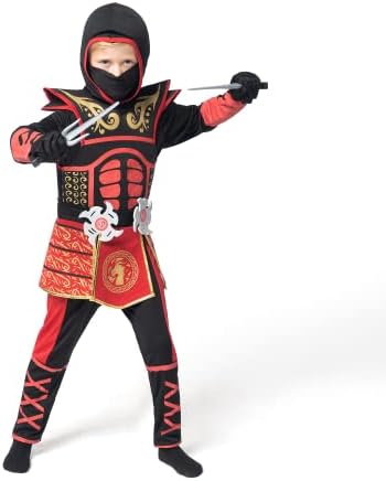 Spooktacular Red Ninja Costume for Kids
