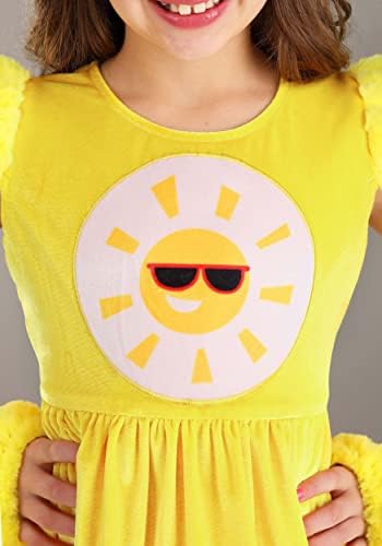 Care Bears Funshine Bear Party Dress Halloween Birthday Party costumes for Girls